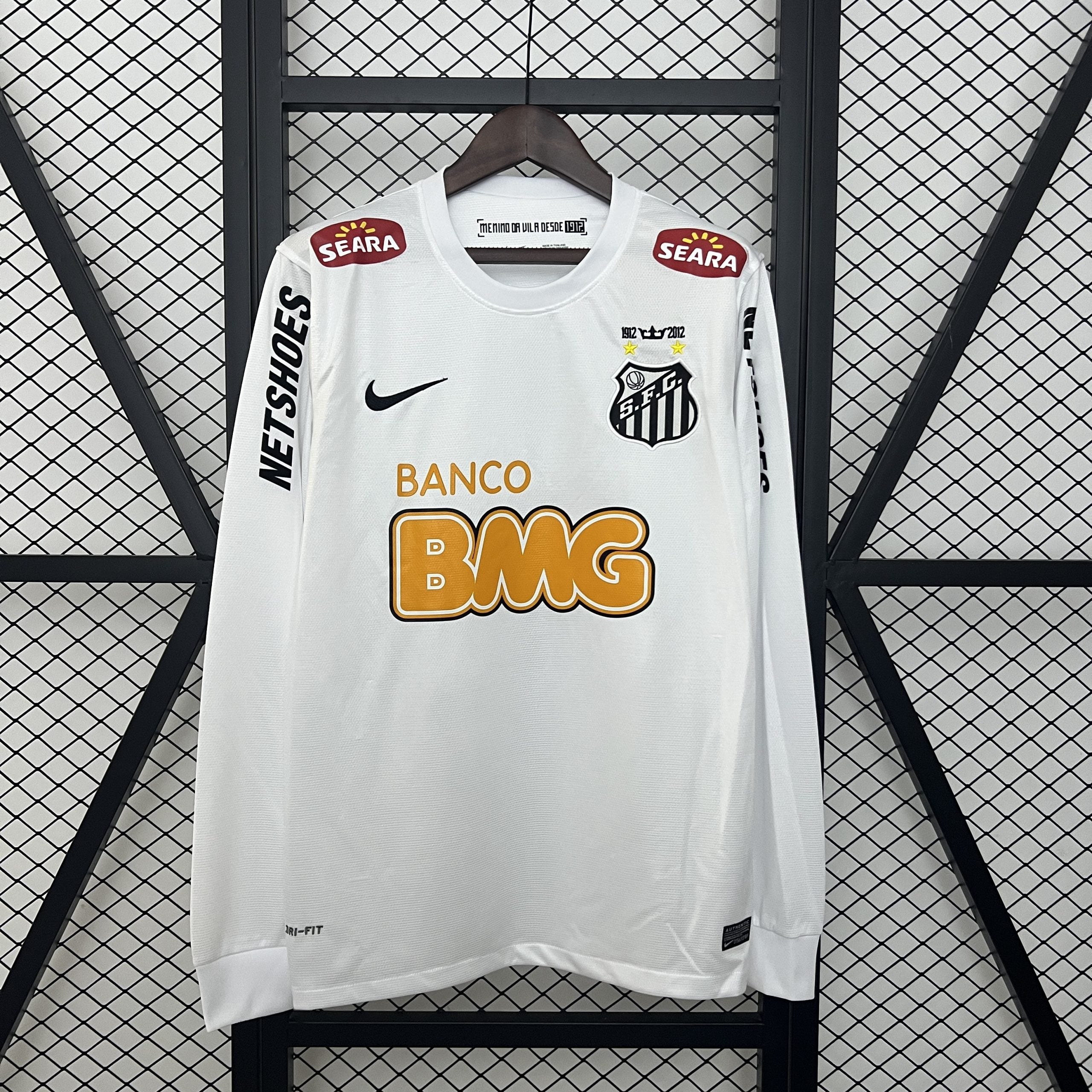 CAMISETA RETRO SANTOS MANGA LARGA 11/12
