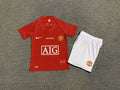 CONJUNTO NIÑO RETRO MANCHESTER UNITED 07/08