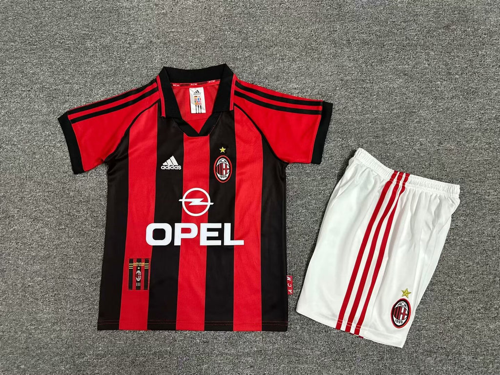 CONJUNTO NIÑO RETRO AC MILAN 98/99
