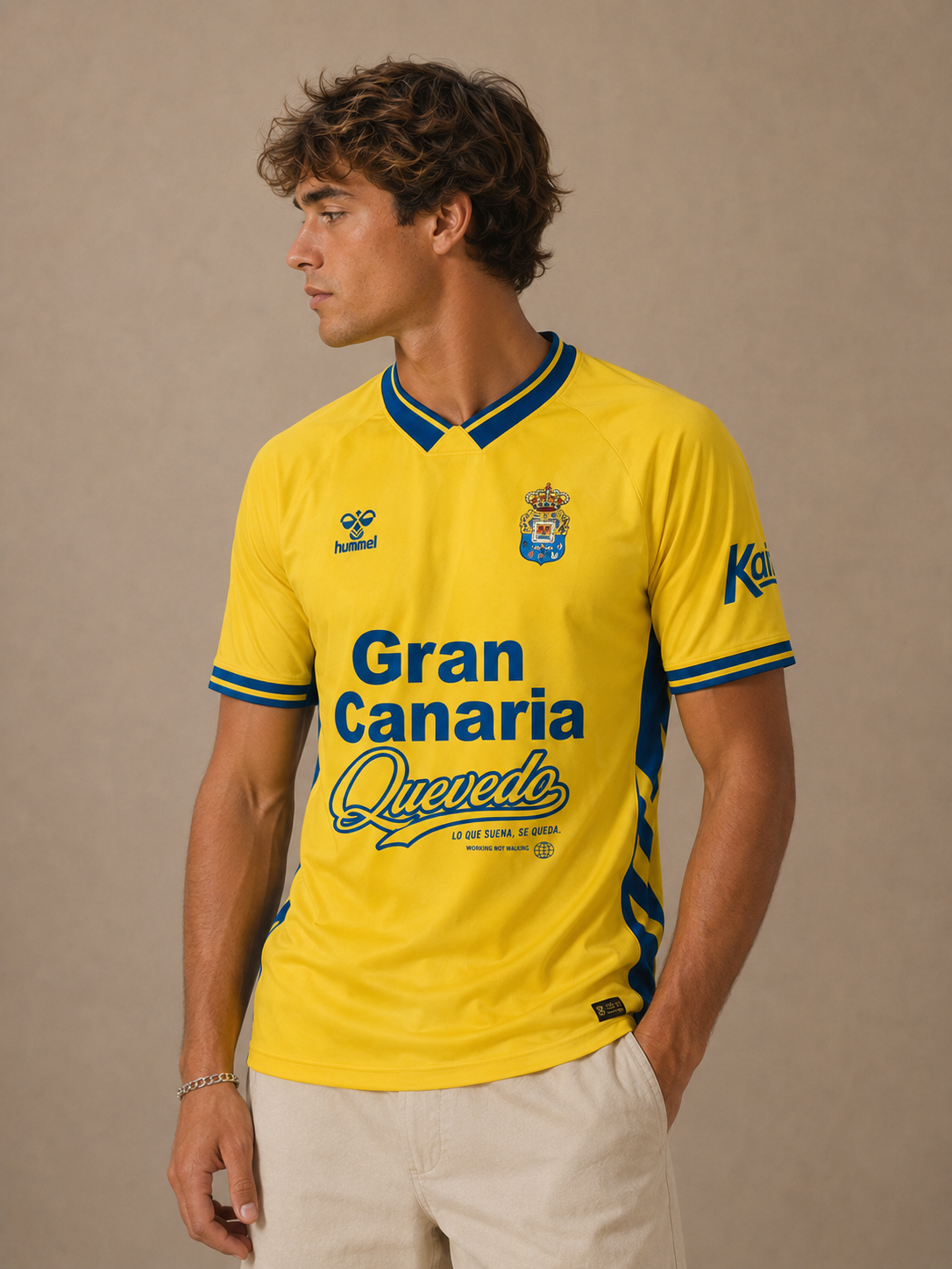 CAMISETA QUEVED AMARILLA