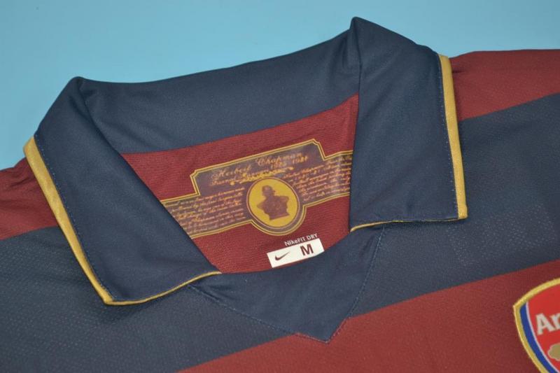 CAMISETA RETRO ARSENAL 07/08